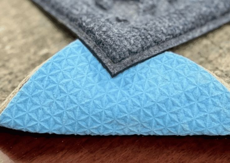 GRIPTEX All Surface Slide Stop rug pad with 28 oz fiber weight - firm support non-slip cushioning for high-traffic areas