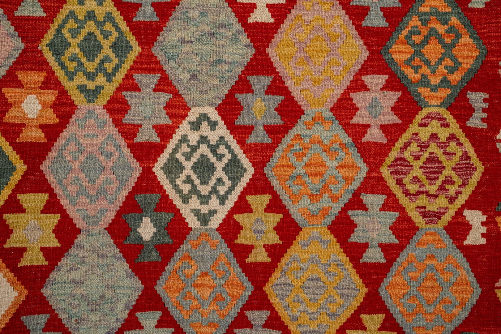 Handmade Oriental rug in an Atlanta home requiring professional cleaning