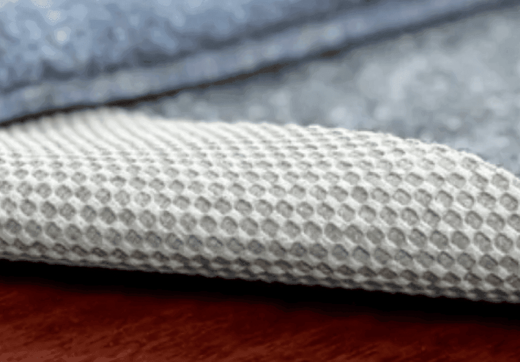 Foundation Ultra Lite Slide Stop rug pad - thin low profile non-slip backing for lightweight rugs with easy trim custom fit
