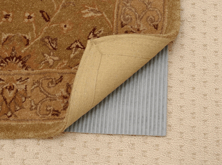Platinum All-Surface Slide Stop rug pad with 20 oz fiber weight - moisture resistant pee proof cushioning for all indoor floors