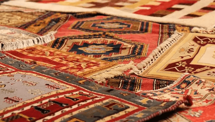 Professional color run and dye bleed correction for damaged rugs