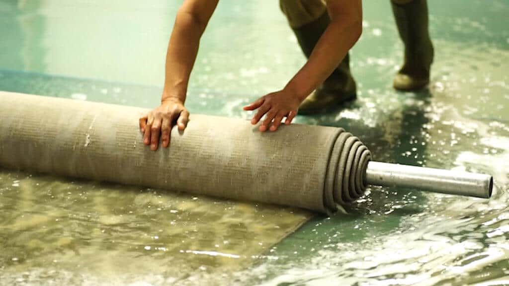 Rollinguprugprocess S&S Rug Cleaning