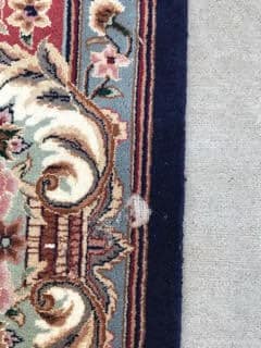 heirloom rugs with moth damage