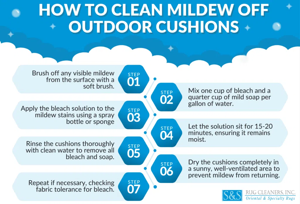 cleaning mildew off outdoor cushions